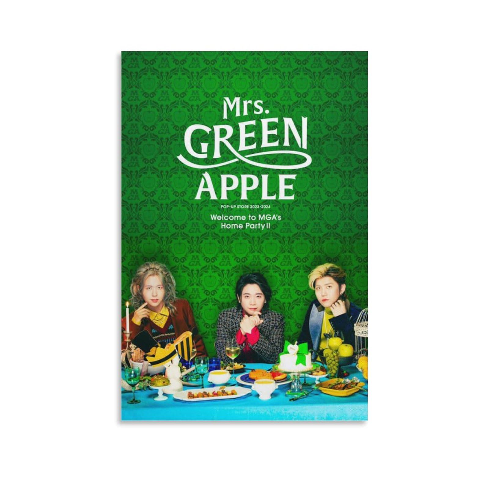 Amazon.co.jp: 歌手ミセスMrs. GREEN APPLE ポスター 絵画 ポスター